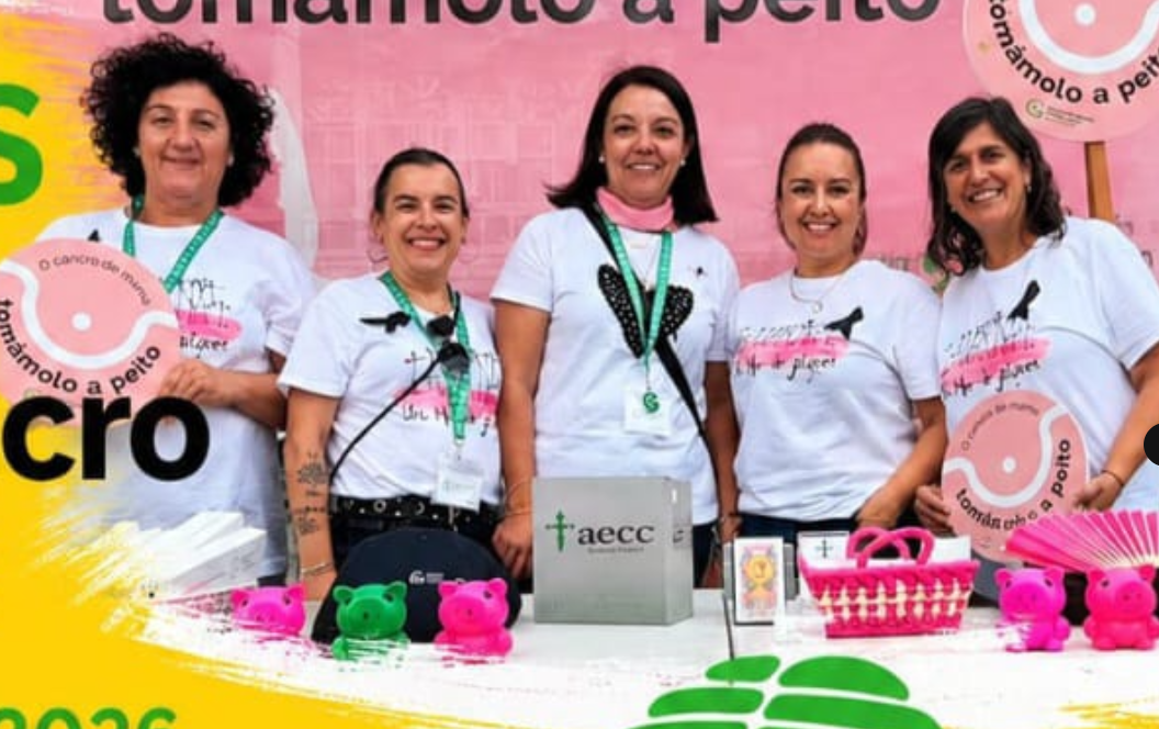 Mujeres que forman parte de la Junta Local contra el Cáncer de Camariñas
